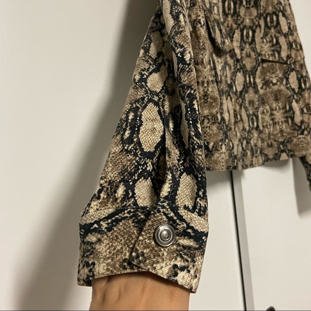 Unknown Brand Sample Snake Print Jacket Size Small - image 6